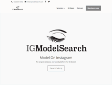 Tablet Screenshot of igmodelsearch.com